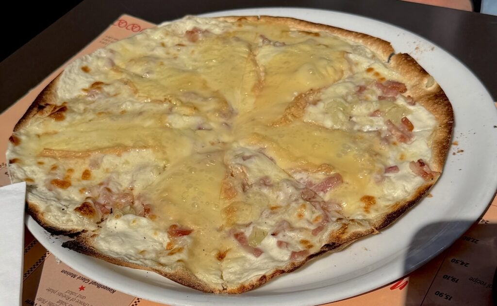 Flammkuchen mit Munster