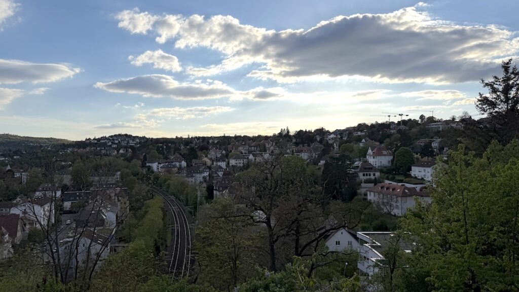 Ausblick beim Montagsspaziergang