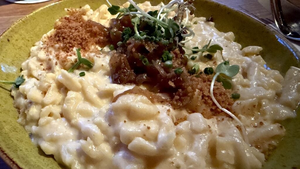 Leckere Kässpätzle in der Garbe