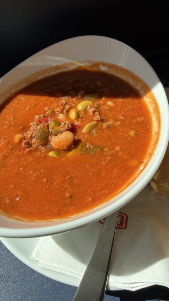 Chili con Carne auf der Hinfahrt nach Köln