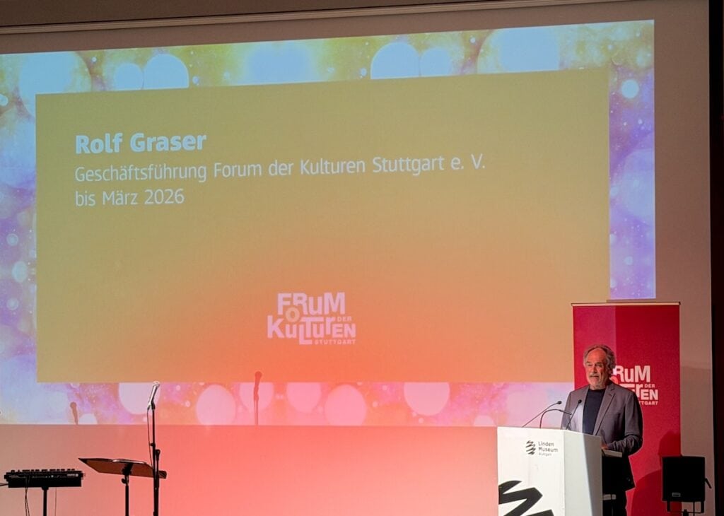 Rolf Graser bei seiner Abschiedsrede