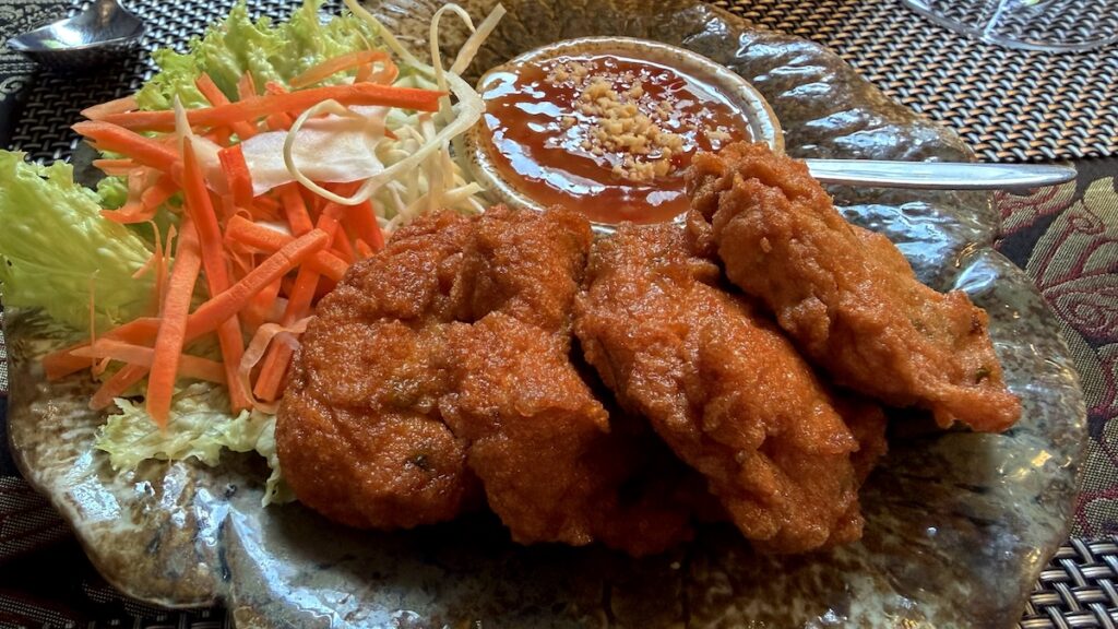 Thailändische Hähnchenfrikadellen