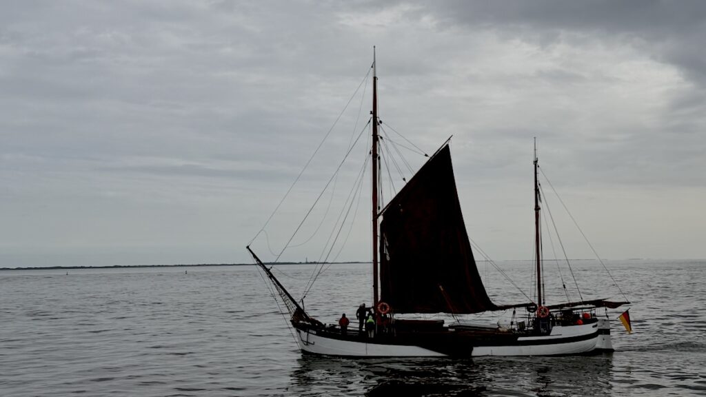Segelboot auf der Nordsee