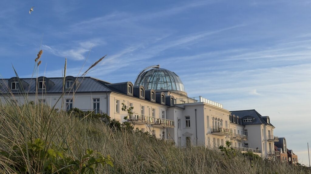 Kurhaus auf dem Rückweg