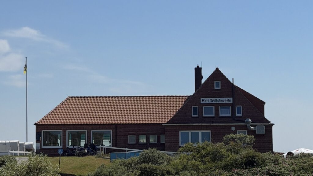 Café Wilhelmshöhe von der Nordseeseite