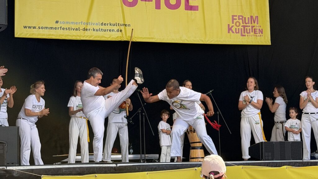Capoeira auf dem Sommerfestival der Kulturen