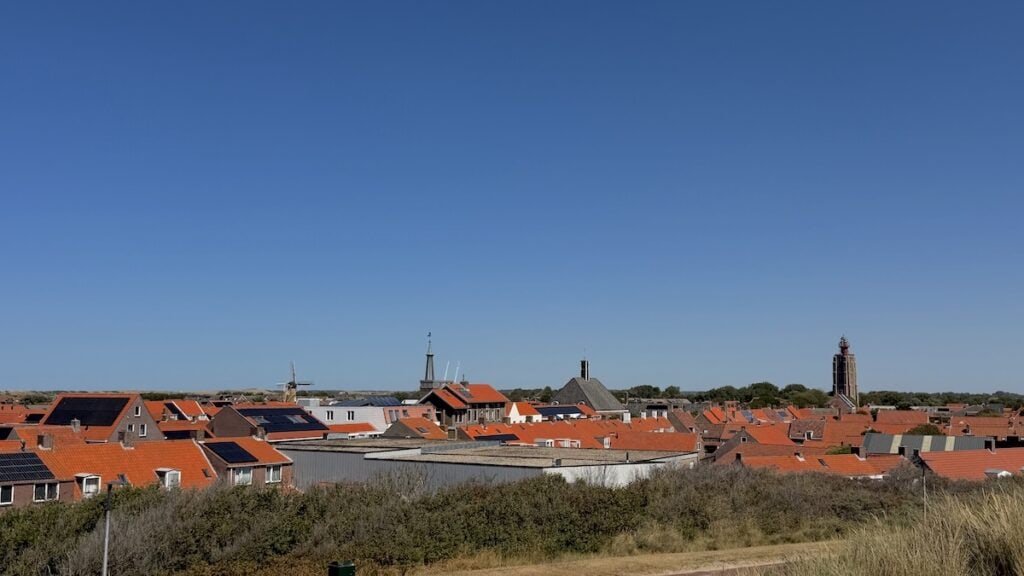 Blick von der Düne über Westkapelle