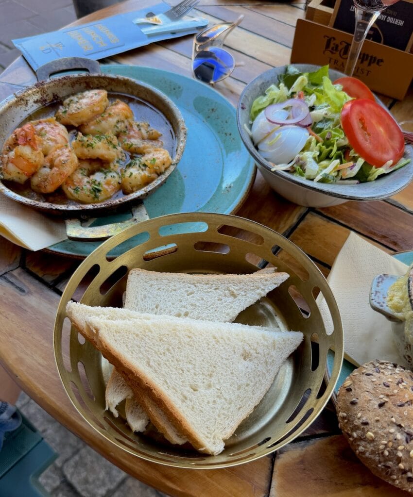 Gambas im "In den Walcherschen Dolphijn" (große Portion)