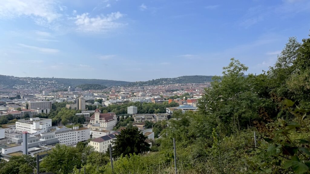 Ausblick beim Spaziergang am Samstag