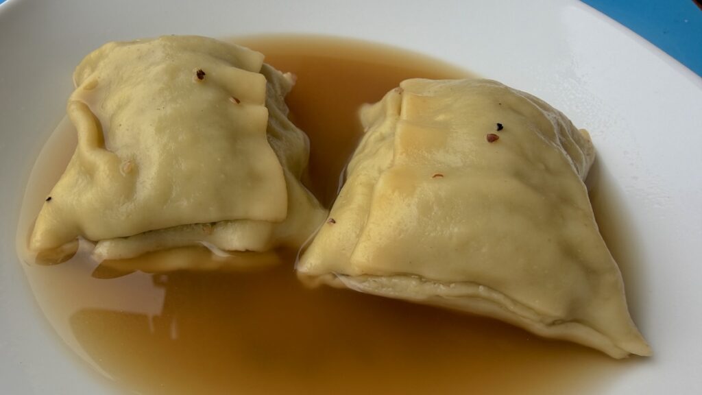 Maultaschen in der Brühe