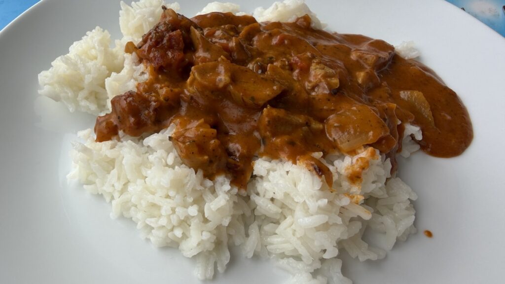 Chicken Tikka Fertiggericht aus dem Lidl