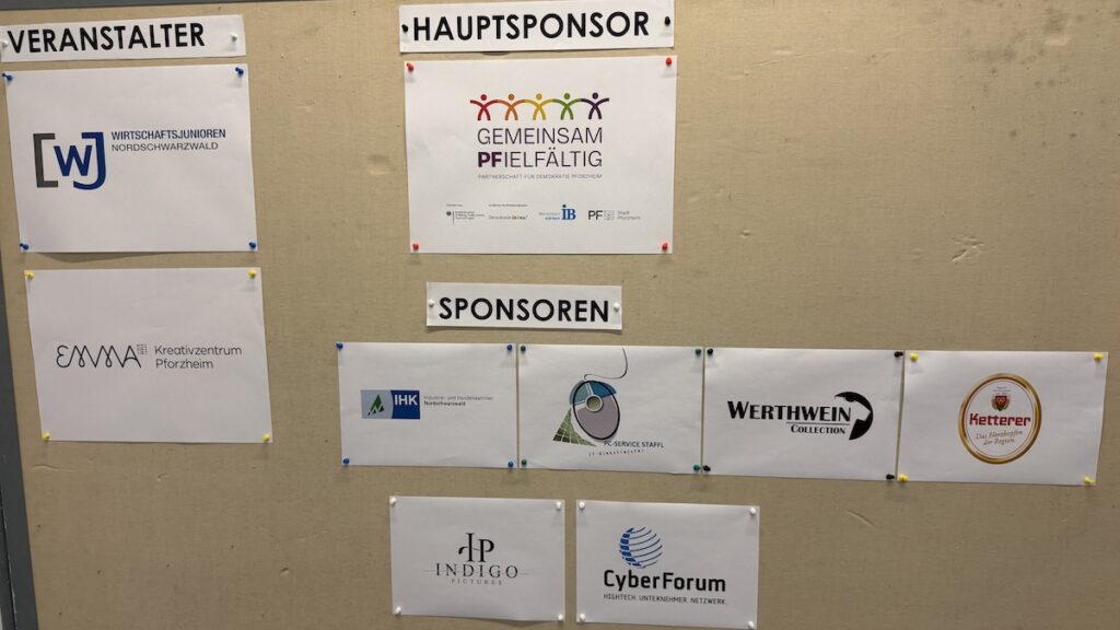 Sponsoren des Barcamps Pforzheim 2026