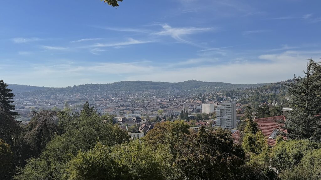 Dienstagsaussicht beim Spaziergang